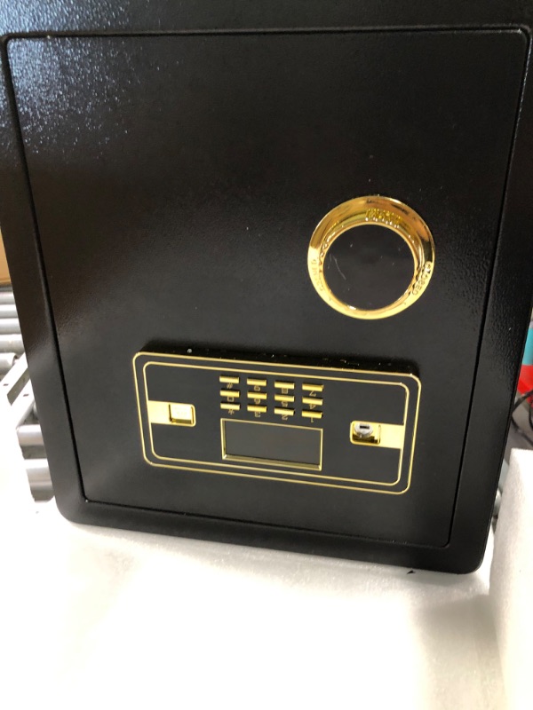 Photo 6 of 2.2 Cub Safe Box Fireproof Waterproof, Security Home Safe with Fireproof Document Bag, Digital Keypad LCD Display Inner Cabinet Box, Large Fireproof Safe for Money Jewelry Document Valuables Gold