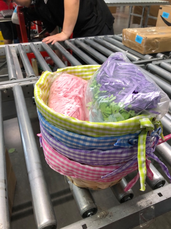Photo 5 of 4 Easter Baskets, Multi Colored 