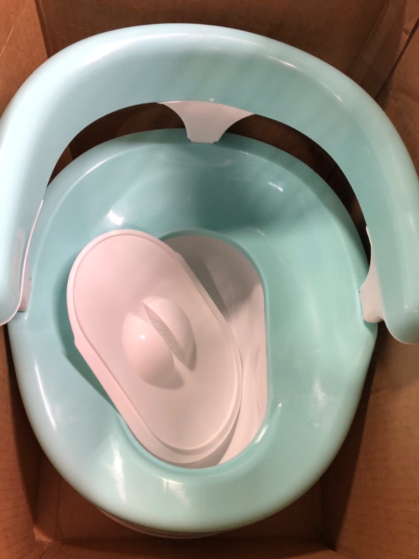 Photo 1 of Child Potty Training Chair for Boys and Girls, Handles & Splash Guard - Comfortable Seat for Toddler - Jool Baby (Aqua)

