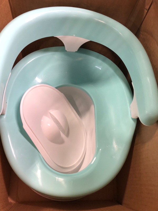 Photo 1 of Child Potty Training Chair for Boys and Girls, Handles & Splash Guard - Comfortable Seat for Toddler - Jool Baby (Aqua)
