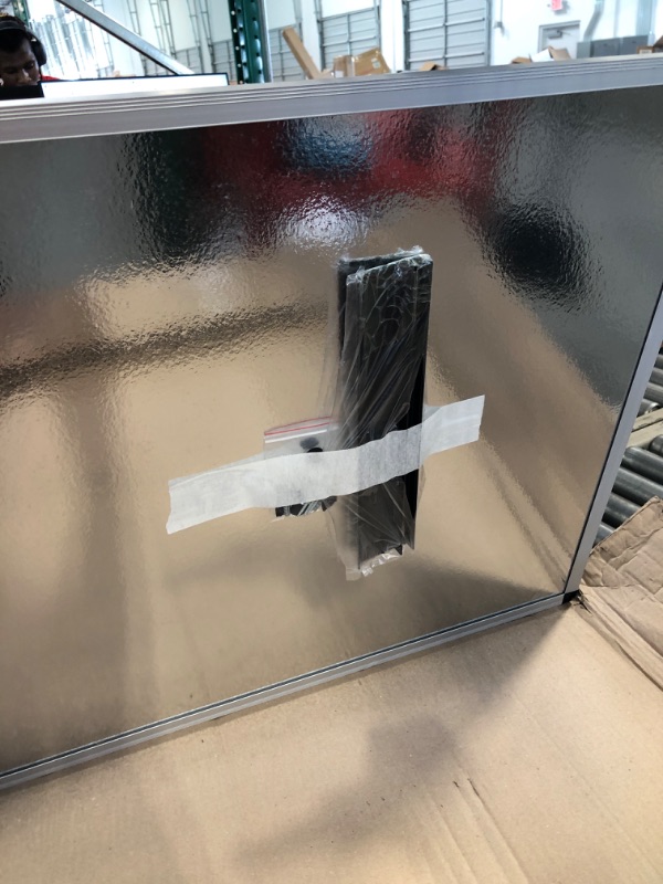 Photo 4 of VIZ-PRO Magnetic Dry Erase Board, 48 X 24 Inches, Silver Aluminium Frame