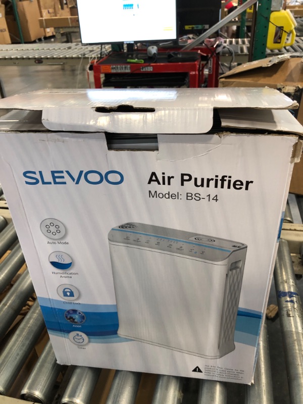 Photo 2 of Air Purifiers for Home Large Room Up to 1505 Sq Ft, Bedroom 22dB 2023 New Upgrade Unique Non-fog Humidification Aromatherapy, H13 True HEPA Air Purifiers with Air Quality Sensors, Timer, Effectively Clean 99.97% of Smoke, Dust, Pollen, Pet Dander, Odors 1