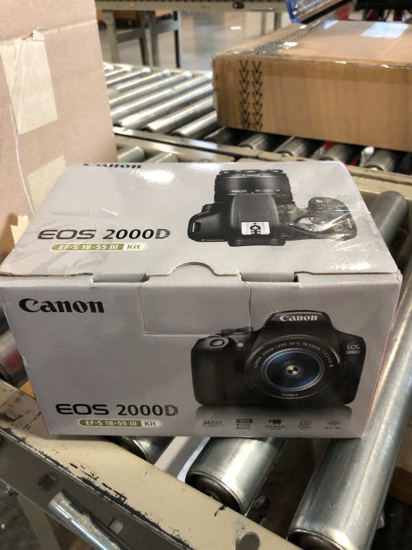 Photo 1 of Canon EOS 2000D (Rebel T7) DSLR Camera + 18-55mm III Kit