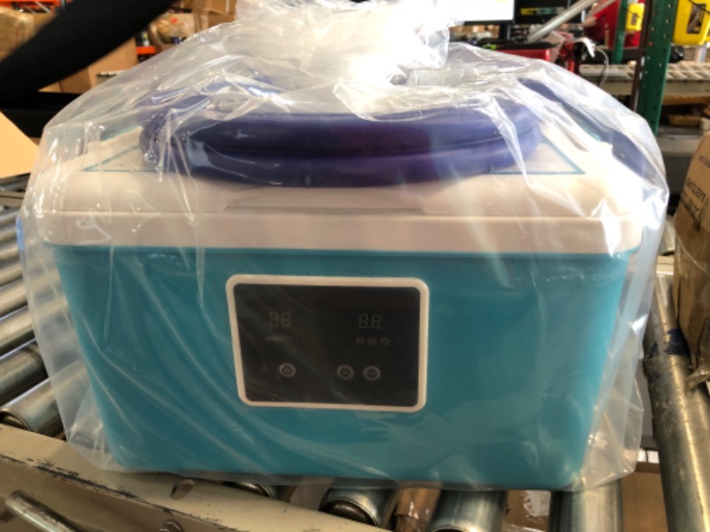 Photo 1 of Cold Therapy Machine — Cryotherapy Freeze Kit System — for Post-Surgery Care, ACL, MCL, Swelling, Sprains, and Other Injuries — Wearable, Adjustable Knee Pad — Cooler Pump with Digital Timer