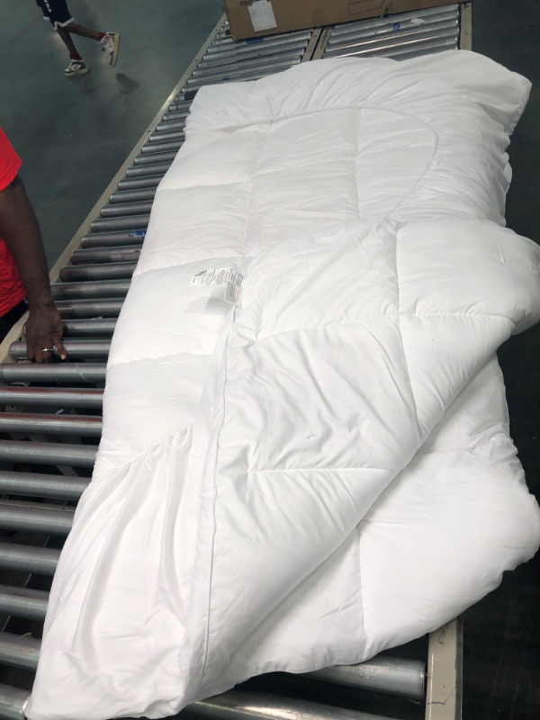 Photo 1 of ABENE 78x80" Mattress Topper for Back Pain Relief, Extra Thick Mattress Pad Pillowtop White