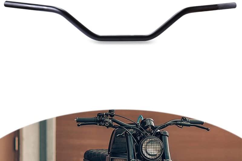 Photo 1 of 7/8" 22mm Motorcycle Handlebar Cafe Racer Handlebar Universal Low Rise Black Handle Bar For CRF KXF KLX DRZ KX RM YZ SX EXC XC 65 85 125 250 300 350 450 Pit Dirt Bike Motocross ATV Black Black Low Rise Handlebar