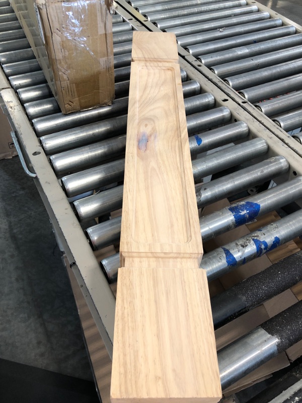 Photo 1 of 35 1/2-inch H 5-inch W 5-inch D Cabinet Columns, Btowin 2Pcs Unfinished Square Rubberwood Replacement Island Legs for Large Dining Table & Kitchen Table 5"W x 5"D x 35 1/2"H