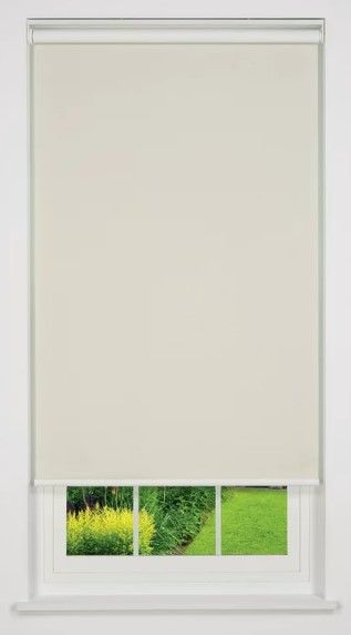 Photo 1 of Blackout Roller Shade, Beige 21 W x 66 H