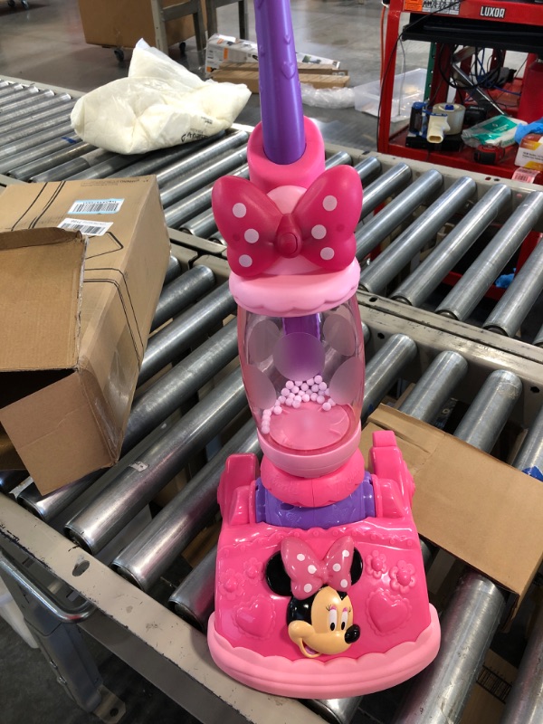 Photo 1 of Disney Junior Minnie Mouse Twinkle Bows Play Vacuum with Lights and Realistic Sounds, Amazon Exclusive, by Just Play