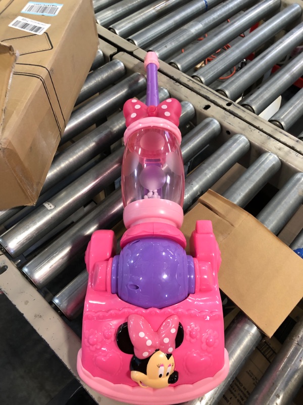 Photo 1 of Disney Junior Minnie Mouse Twinkle Bows Play Vacuum with Lights and Realistic Sounds, Amazon Exclusive, by Just Play