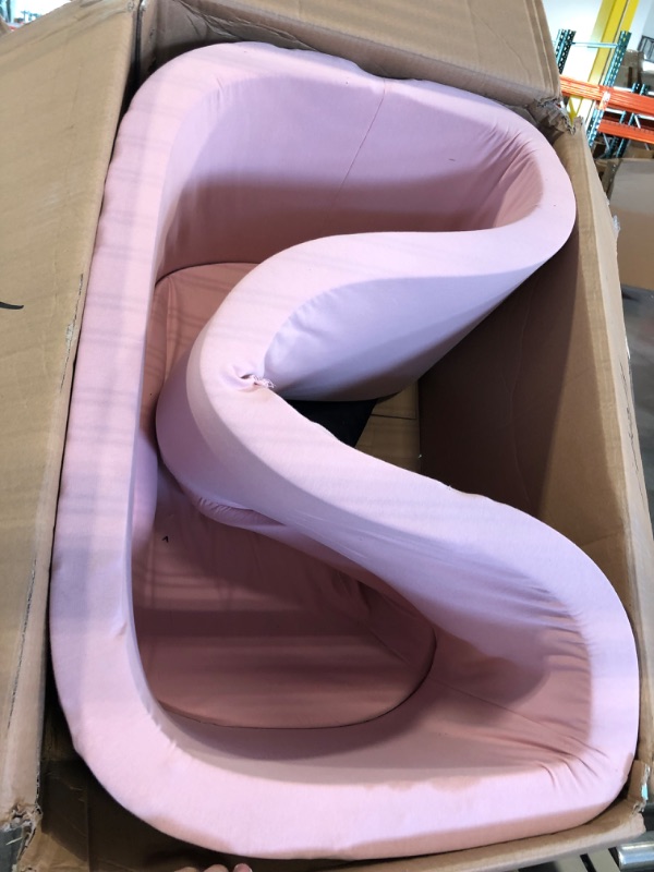 Photo 1 of Little Big Playroom Deluxe Kids Round Ball Pit, Premium Handmade Kiddie Balls Pool, Soft Indoor Outdoor Nursery Baby Playpen, Ideal Gift Play Toy for Children Toddler Infant Boys and Girls (Light Pink)