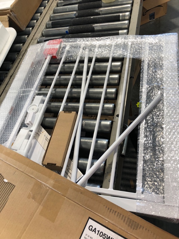 Photo 1 of Safety 1st Easy Install 28" High Walk Thru Gate, Fits Between 29" and 38" 38x28 Inch (Pack of 1) Original Size White