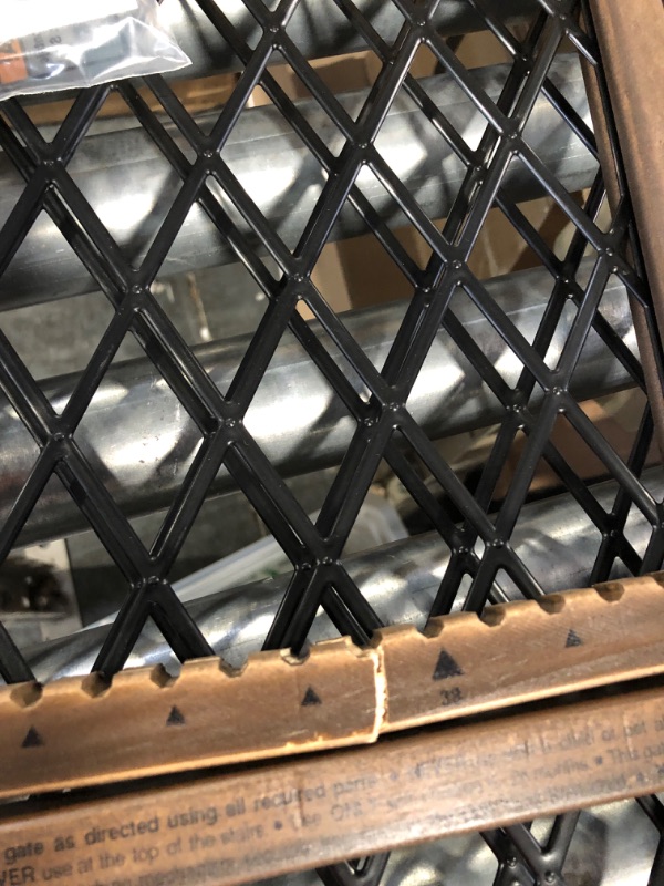 Photo 1 of Evenflo Position & Lock Baby Gate, Pressure-Mounted, Farmhouse Collection