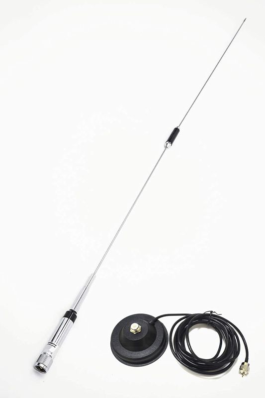 Photo 1 of Mobile Radios Antenna 38 inch with Heavy Duty Magnetic Mount VHF/UHF (144/430MHz) Mobile/Car Radio Antenna 770R