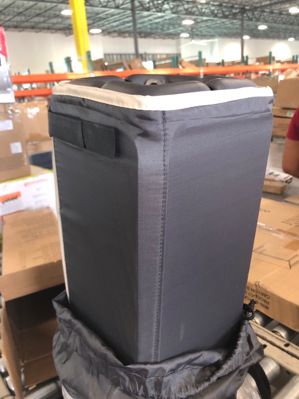 Photo 1 of Dream On Me Zodiak Portable Playard in Grey, Lightweight, Packable and Easy Setup Baby Playard, Breathable Mesh Sides and Soft Fabric - Comes with a Removable Padded Mat Gray