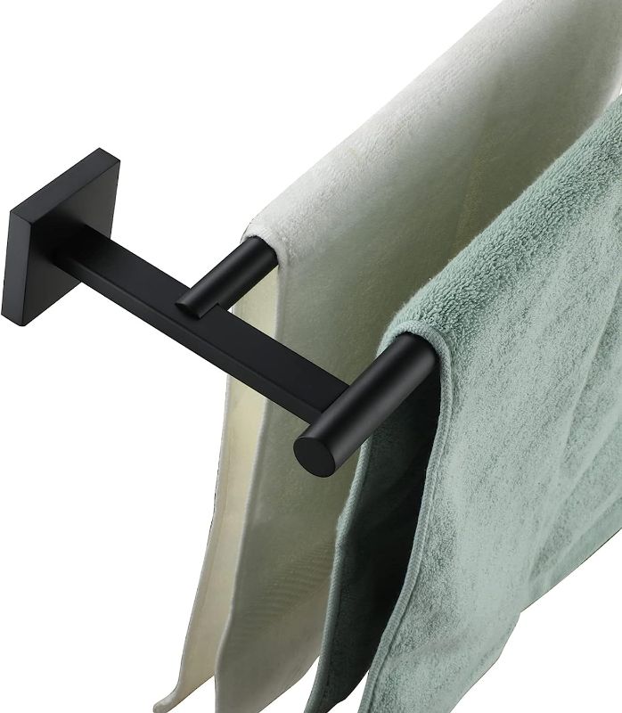 Photo 1 of 
KOKOSIRI 32'' Towel Rails Bathroom Double Towel Bars Matte Black 32 Inch Bath Towel Holder for Washroom Wall Stainless Steel B5005BK-L32