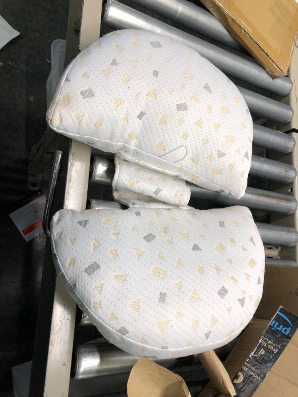 Photo 1 of Healvian Travel Pillow Pregnancy Pillows Soft Pregnancy Body Pillow Maternity Pillow Lumbar Cushion with Wedge, Support for Back, Legs, Belly, Hips for Pregnant Women Pregnancy Must Haves