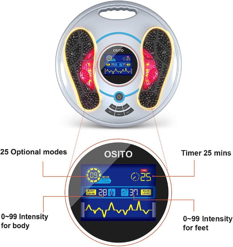 Photo 1 of 
Foot Neuropathy Machine (FSA or HSA Eligible) - Electronic Pulse Acupuncture for Feet Circulation - Electrical Foot Reflexology to Relax Tired Feet Ankles...
