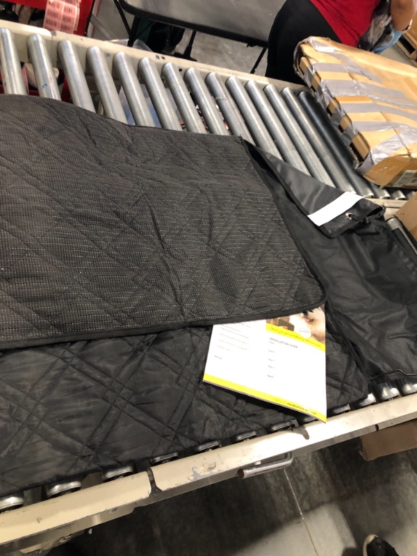 Photo 1 of Meadowlark SUV Cargo Liner Dog Seat Covers, Double Stitched & Extra Padded, Water Repellant, Anti Shock, Non-Slip, Dog Car Seat Cover Trunk Mat, Dog Accessories, Pet Car Seat Protector for Fur & Mud Standard Black
