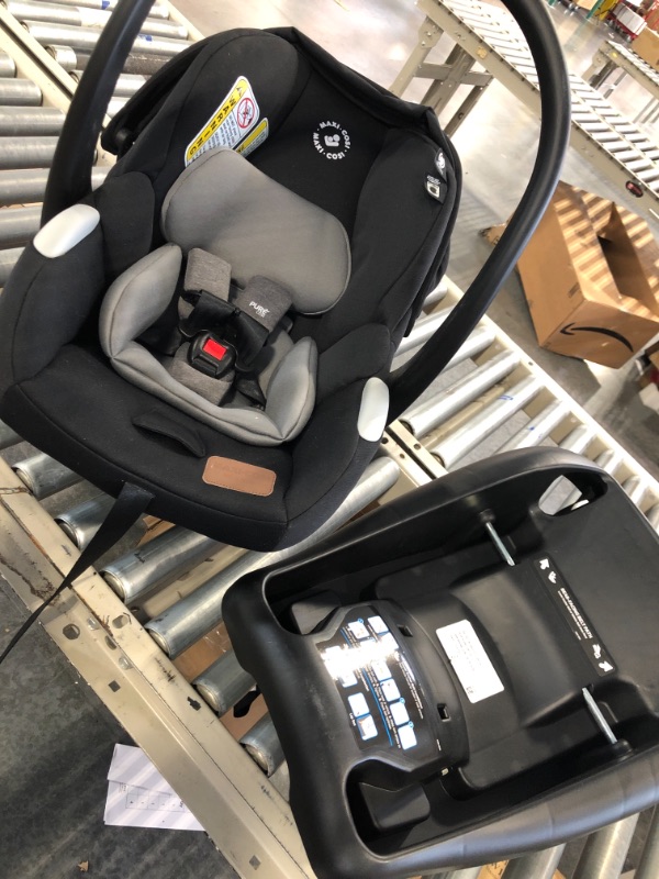 Photo 2 of Maxi-Cosi Maxi-Cosi Mico Luxe Infant Car Seat, Rear-Facing for Babies from 4–30 lbs and up to 32”, Midnight Glow