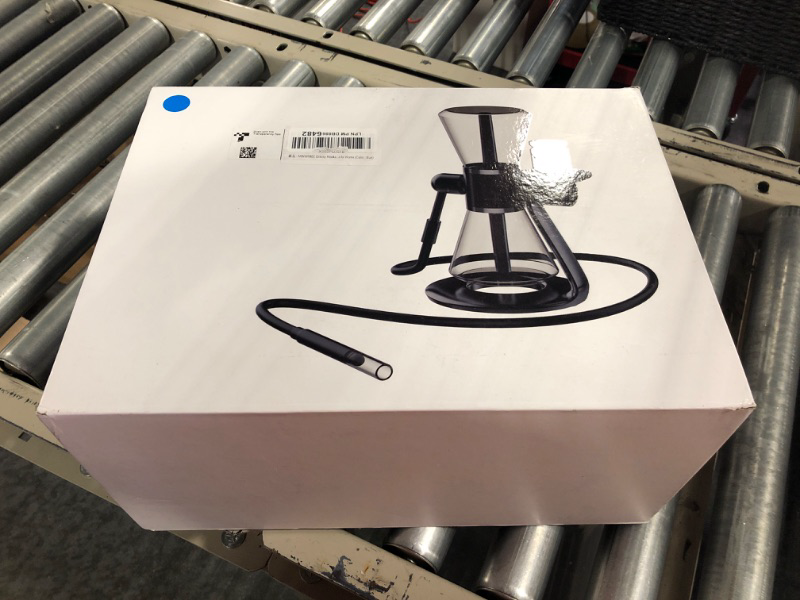 Photo 1 of 13" Gravity-Hookah Set, SANDGLAS 360° Rotating Transparent Glass Metal Hookah Portable Two-Way Shisha Blue
