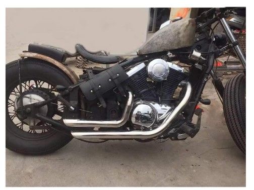 Photo 1 of BAIONE Exhaust Pipe Replacement for Kawasaki Vulcan 800 S EN800 VN800 S800 VN400 All Years with Removable Silencer Mufflers without Exhaust Heat Wrap