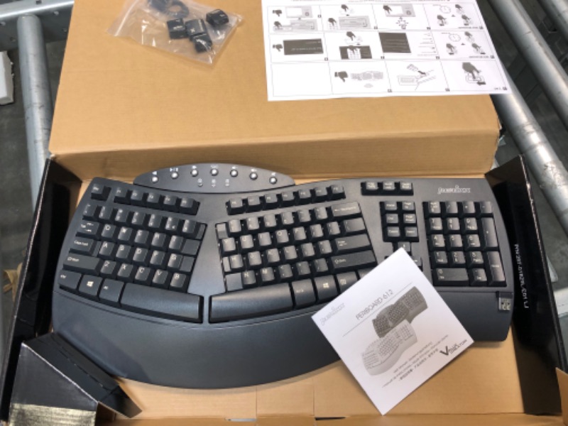 Photo 3 of Wireless Ergonomic Keyboard with Gel Wrist Rest Bundle