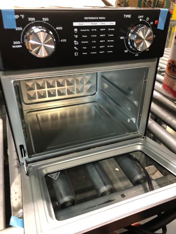 Photo 1 of Geek Chef Air Fryer Toaster Oven, 10QT Toaster Ovens Countertop, 4 Slice Toaster, 6 Inch Pizza, Warm, Broil, Toast, Bake, Air Fry, Perfect for Countertop 10QT Air Fryer Toaster Oven Combo