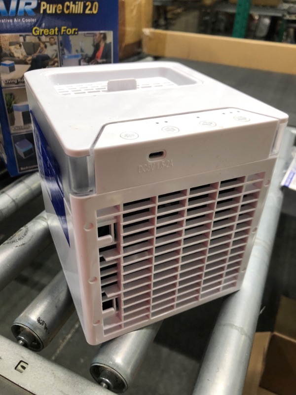 Photo 3 of Arctic Air Pure Chill 2.0 Evaporative Air Cooler by Ontel - Powerful, Quiet, Lightweight and Portable Space Cooler with Hydro-Chill Technology For Bedroom, Office, Living Room & More