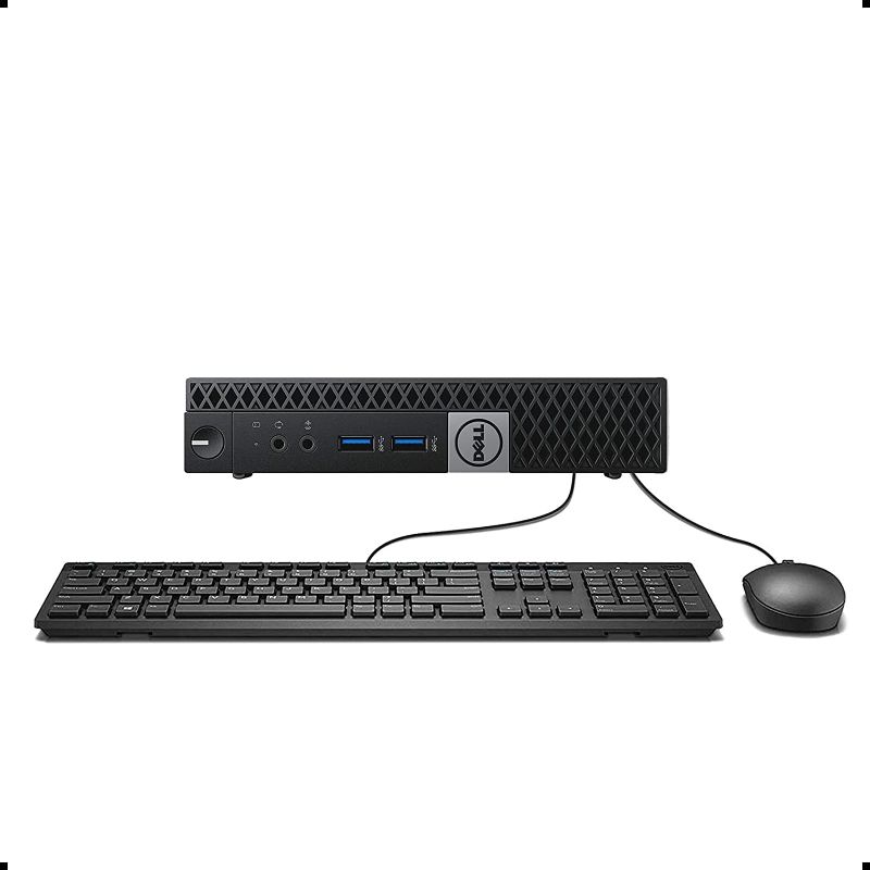 Photo 1 of DELL OPTIPLEX 7040 6th Gen Micro Business Desktop Computer, Intel Quad Core i7 6700T up to 3.6GHz, 16G DDR4, 512G SSD, WiFi,HDMI, DP, Win 10 64-Bit Supports EN/ES/FR(Renewed)