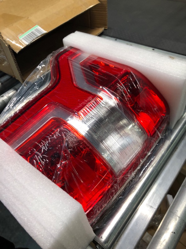 Photo 4 of Dasbecan Left Driver Side Tail Light With Bulb Compatible with Ford F150 2018 2019 2020 Brake Rear Lamp