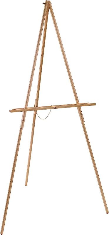 Photo 1 of  Wooden A-Frame Tripod Studio Artist Floor Easel 