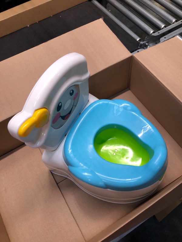 Photo 3 of Fisher-Price Toddler Toilet Learn-To-Flush Potty Training Seat With Lights Sounds Phrases And Removable Potty Ring