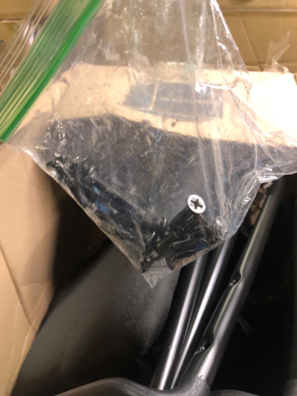 Photo 1 of 2 PACK OFFICE CHAIRS BLACK OPEN HARDWARE 