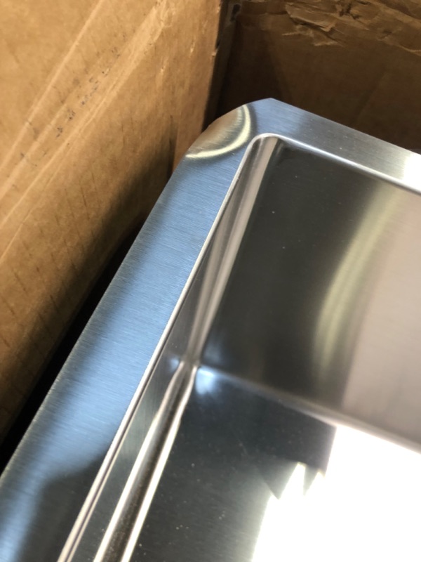 Photo 4 of 32X19 KITCHEN SINK GREY SIDES DENTED