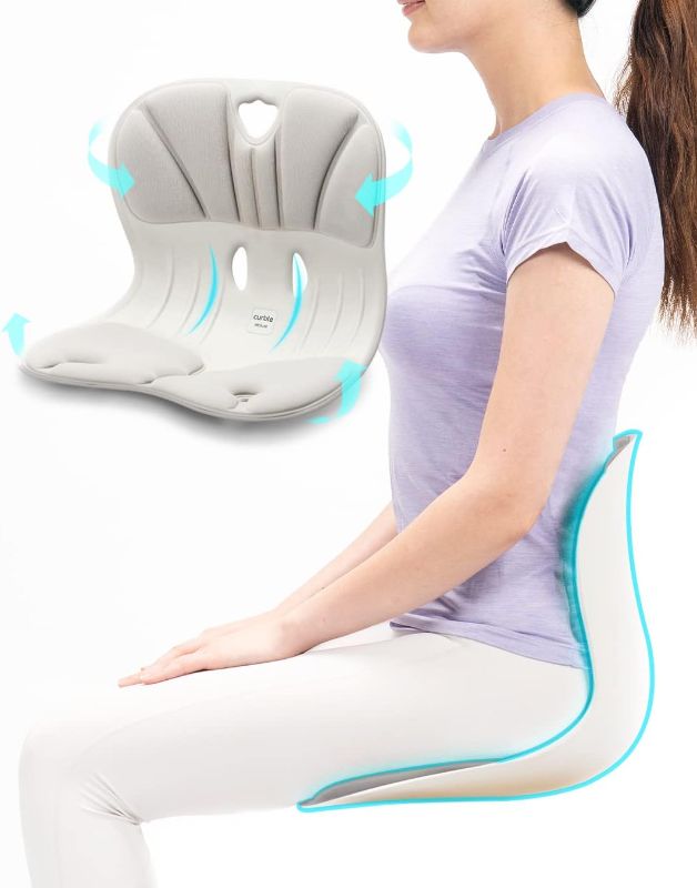 Photo 1 of curble Chair Ergonomic Lower Back Chair Support, Lumbar Support Back Posture Corrector