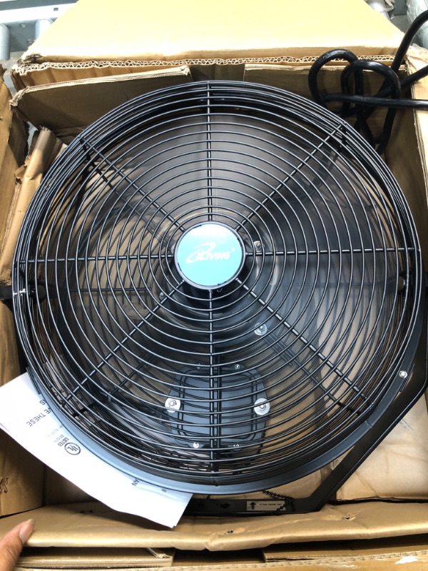 Photo 3 of 14 in. 3 Speed Wall Mount Outdoor Waterproof Fan