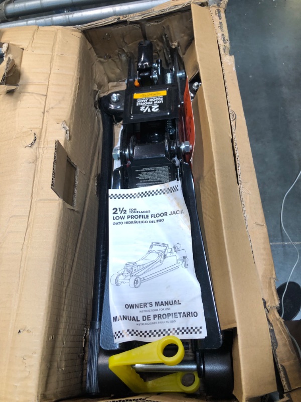 Photo 3 of Torin Black Jack AT825010BJ Low Profile Floor Jack, 2.5 Ton (5,000 lb) Capacity 2.5 Ton Black