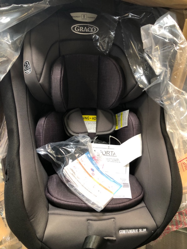 Photo 4 of Graco Contender Slim Convertible Car Seat, West Point