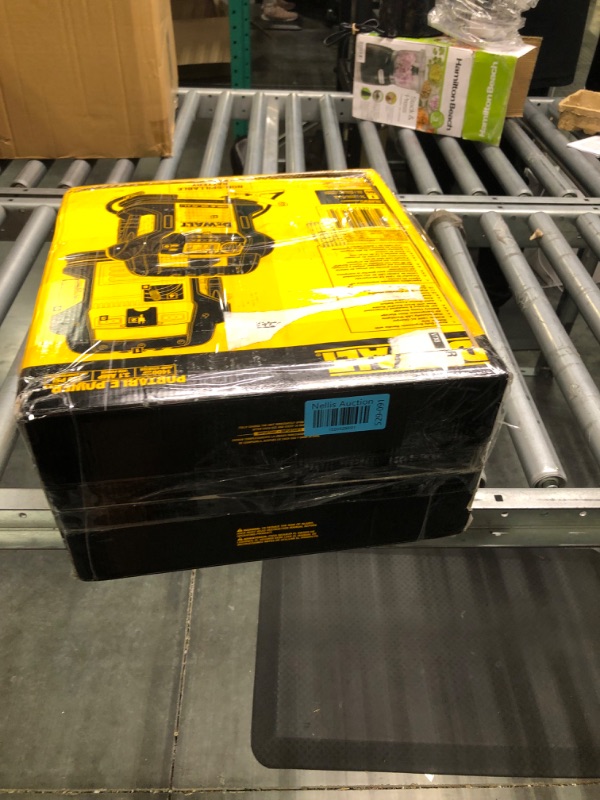 Photo 2 of DEWALT DXAEJ14 Digital Portable Power Station Jump Starter: 1400 Peak/700 Instant Amps, 120 PSI Digital Air Compressor, 3.1A USB Ports, Battery Clamps , Yellow