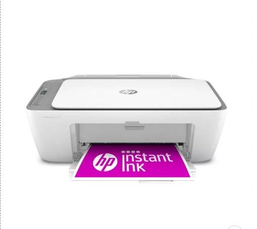 Photo 1 of HP DeskJet 2755e Wireless Color All-in-One Printer(26K67A), white