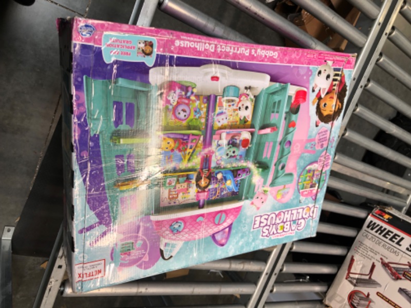 Photo 1 of Gabby’s Dollhouse, Purrfect Dollhouse with 2 Toy Figures, 8 Furniture Pieces, 3 Accessories, 2 Deliveries and Sounds, Kids Toys for Ages 3 and up