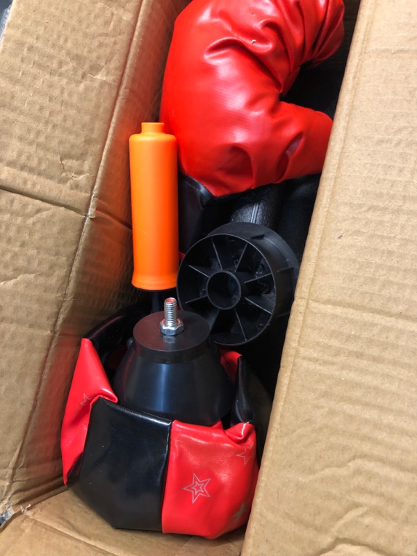 Photo 3 of BalanceFrom Punching Bag with Base for Kids 3-10 Easy to Assemble with Boxing Gloves Style #1810963039203
810963039203

