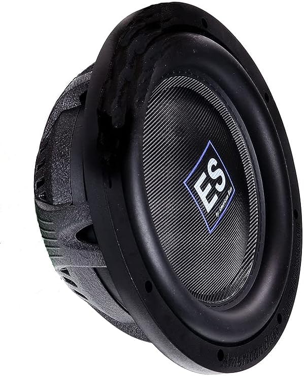 Photo 1 of American Bass ES-1044 10-inch Subwoofer, 500 Watts RMS/1000 Watts Max Power, 4 Ohm Impedence, Dual 4 Ohm Voice Coils with PVC Gasket Ring and Rubber Surround
