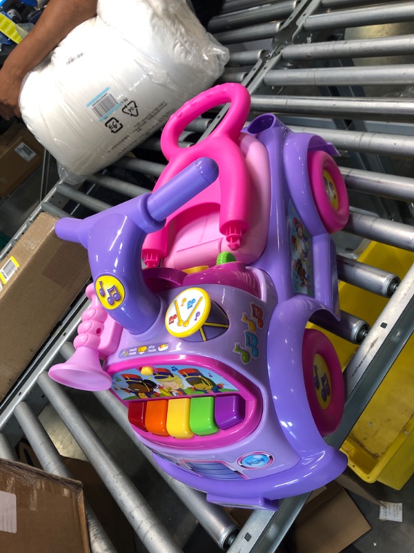 Photo 3 of Fisher Price Music Parade Purple Ride-On with 5 Different Marching Tunes! [Amazon Exclusive]