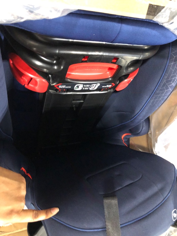 Photo 4 of Diono Monterey 2XT Latch 2 in 1 High Back Booster Car Seat with Expandable Height & Width, Side Impact Protection, 8 Years 1 Booster, Blue 2XT Blue