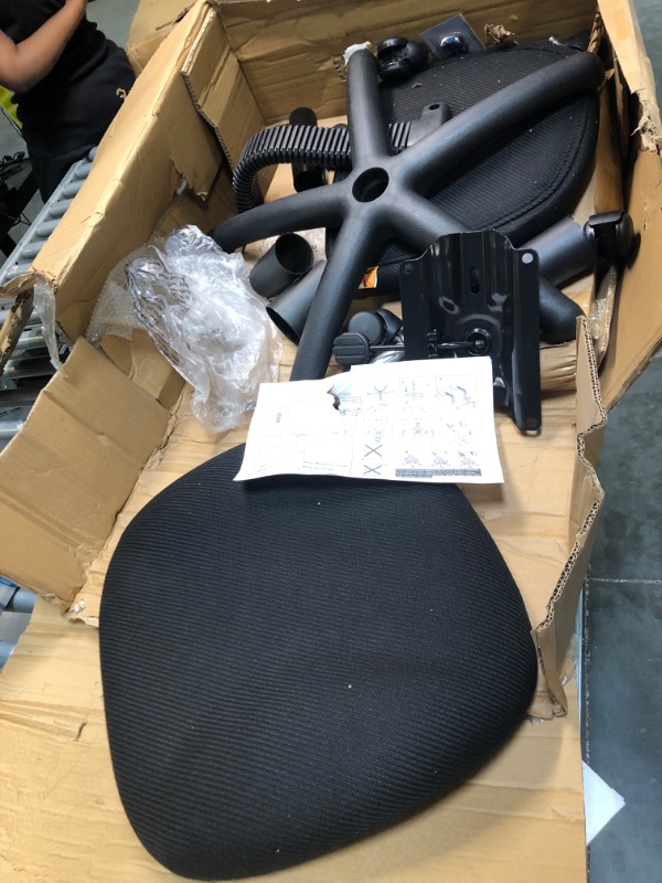Photo 1 of Boss Office Products Contoured Comfort Adjustable Rolling Drafting Stool Chair, Black