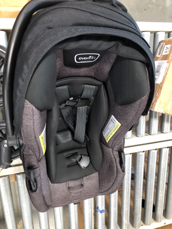 Photo 3 of Evenflo Pivot Modular Travel System with Universal Stroller Organizer Casual Gray With Universal Stroller