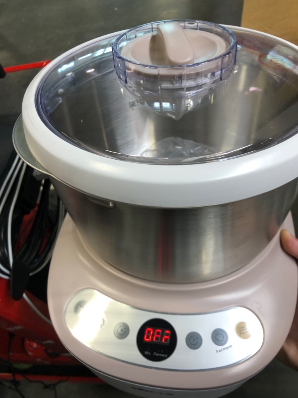 Photo 5 of Bear HMJ-A50B1 Dough Maker with Ferment Function, Microcomputer Timing, Face-up Touch Panel, 4.5Qt, 304 Stainless Steel
