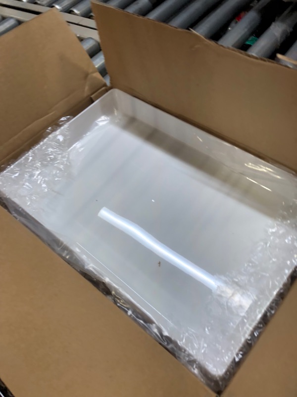 Photo 1 of Avant 15" x 10" Plastic Serving Tray Set of 3 White